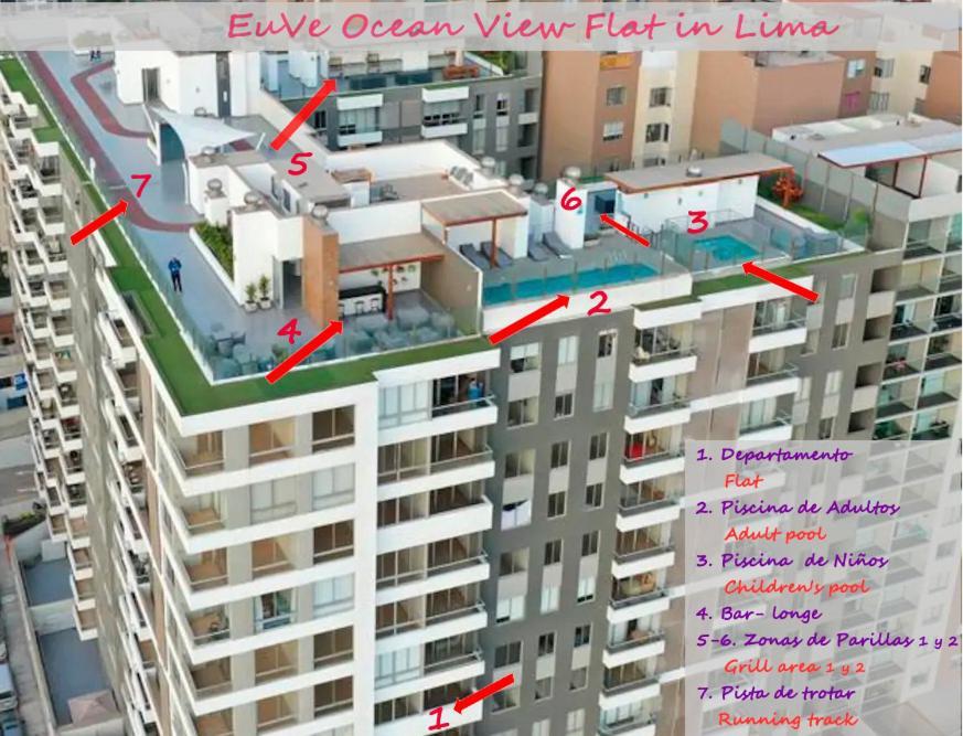 Appartamento Euve Ocean View Flat In Distretto di Lima Esterno foto